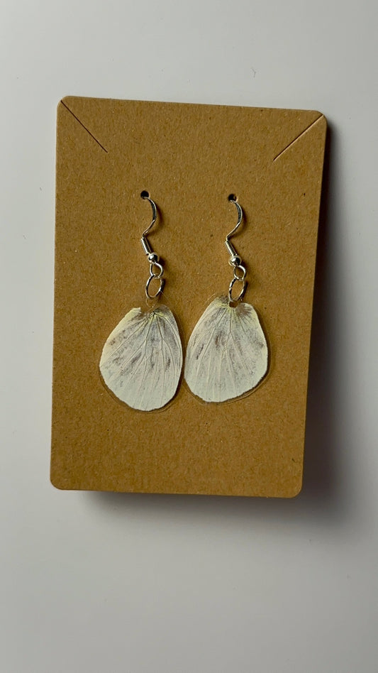 White Wing Earrings