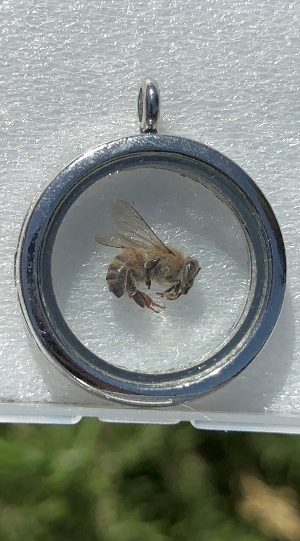 Bee Pendant - Silver