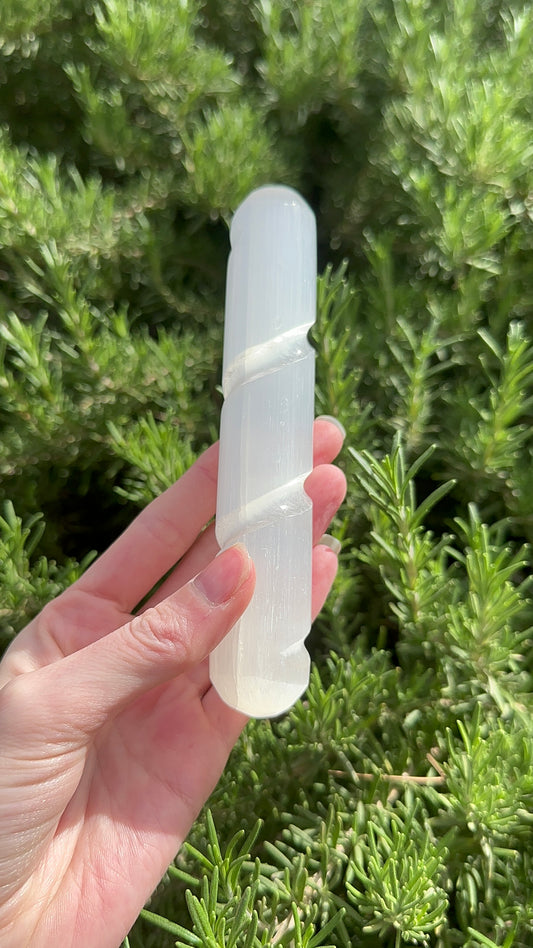 Selenite wand