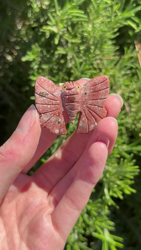 Butterfly Crystal - Red